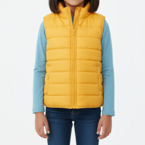 10-15 yaş çocuk şişme yelek kışlık fermuarlı yelek